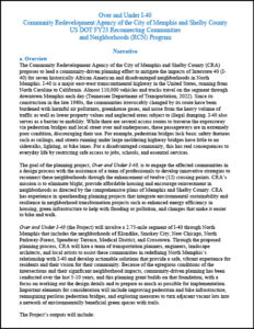 Reconnecting Grant - Awarded Application
