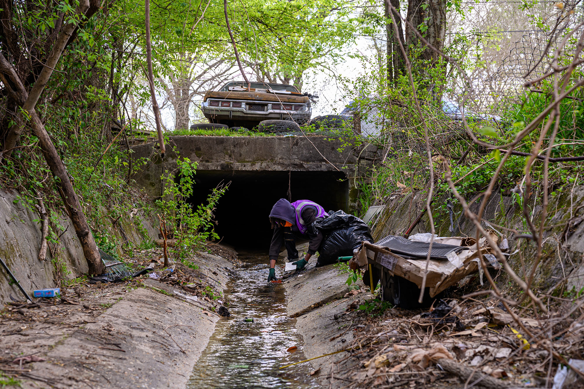 Leath Bayou cleanup in Memphis