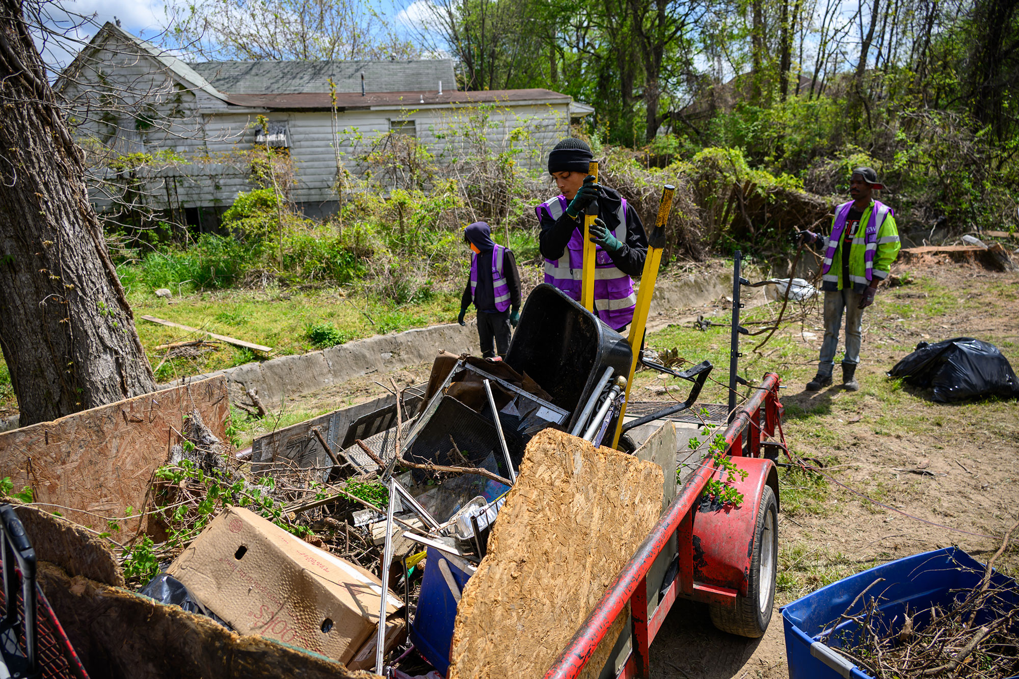 Leath Bayou cleanup in Memphis